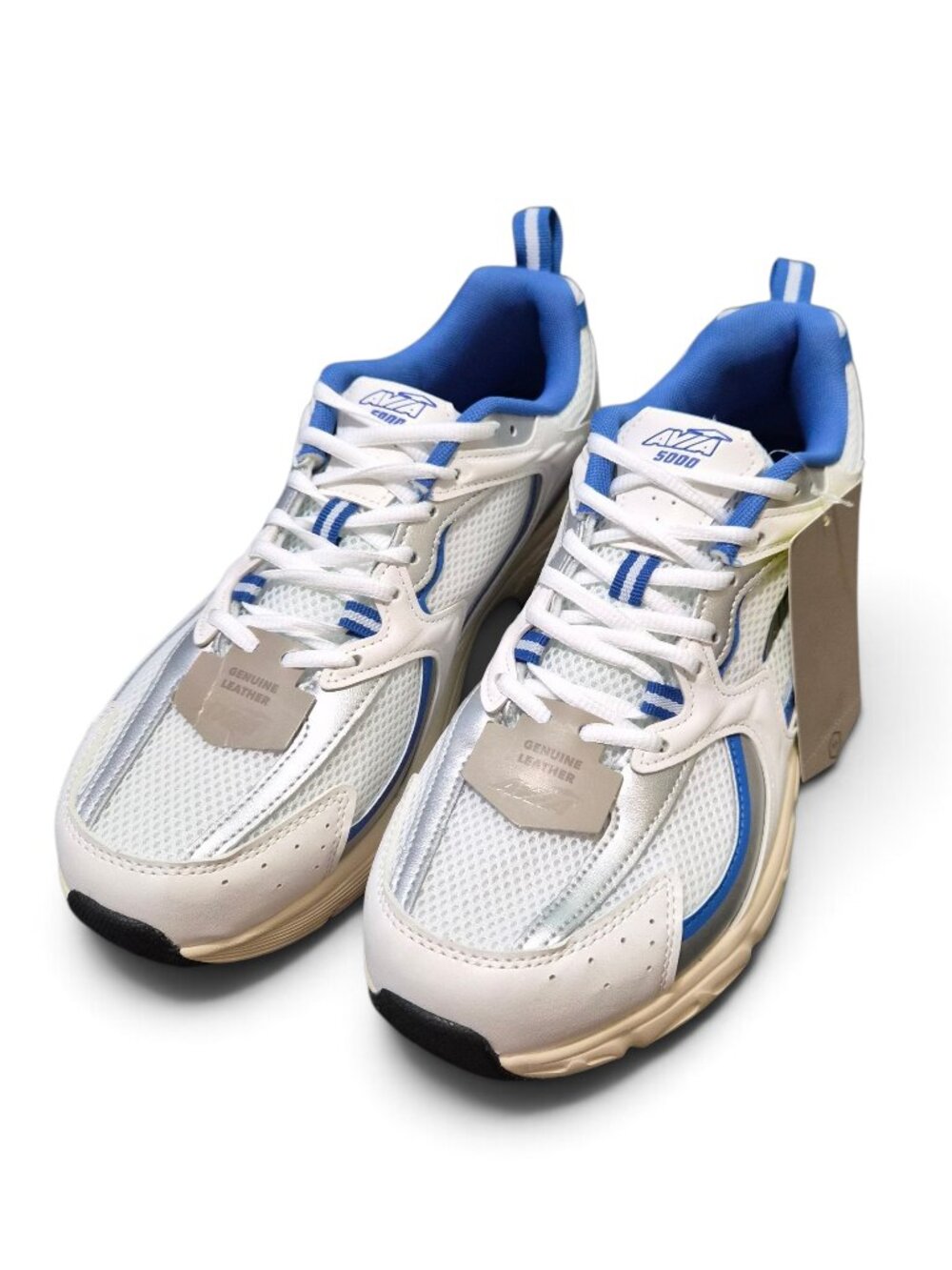 Avia Men's 5000 Athletic Performance Running Shoes Size 11, 12 Leather Mesh Blue